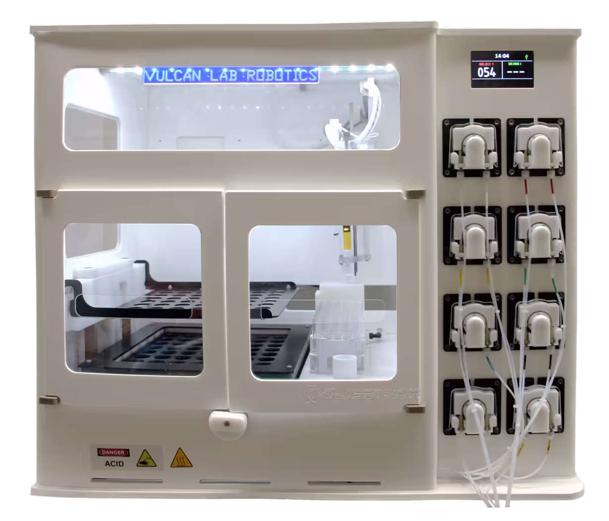 Vulcan Otomatik Yakma Sistemi — modüler laboratuvar otomasyon platformu